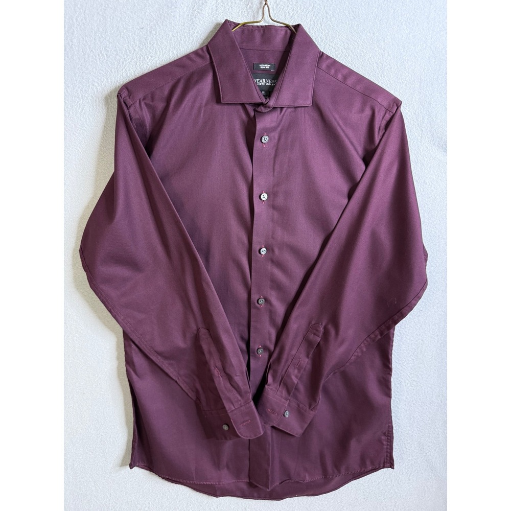 Kenneth Cole Dress‎ Shirt Men's 16 32/33 Slim Fit Non Iron